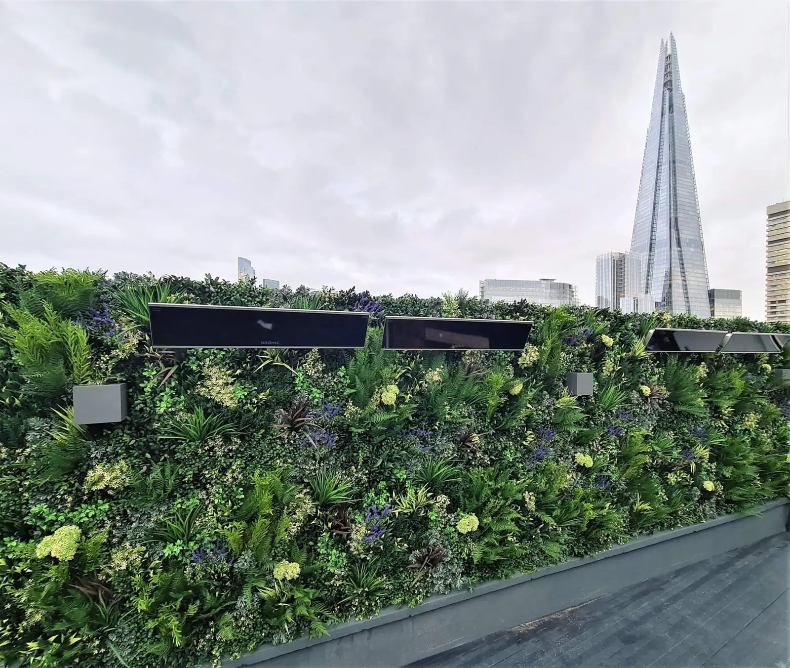 Decorative greenery detail for feature walls